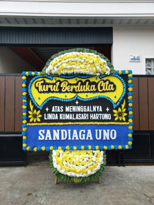Papan Bunga Duka di Ngestiharjo