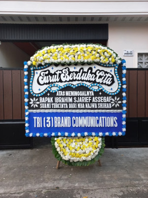 Papan Bunga Duka di Ngestiharjo